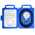Manometer Gas Pressure Tester, Manometer LP Gas Pressure Tester Gauge 0-35" W.C, 1/8" NPT Fitting with Barbed Connection, 40" Hose