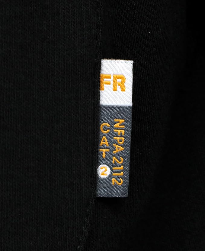 KONRECO FR Shirts for Men Long Sleeve 7oz Cotton Flame Resistant/Fire Retardant CAT2 Henley Shirt