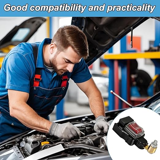Car Battery Power Cut-Off Switch Breaker, Stable Transmission Pure Copper High Conductivity Disconnect Switch Smart Car Battery Disconnect Switch 12v-24v for Boat Rv Car Truck Supplies