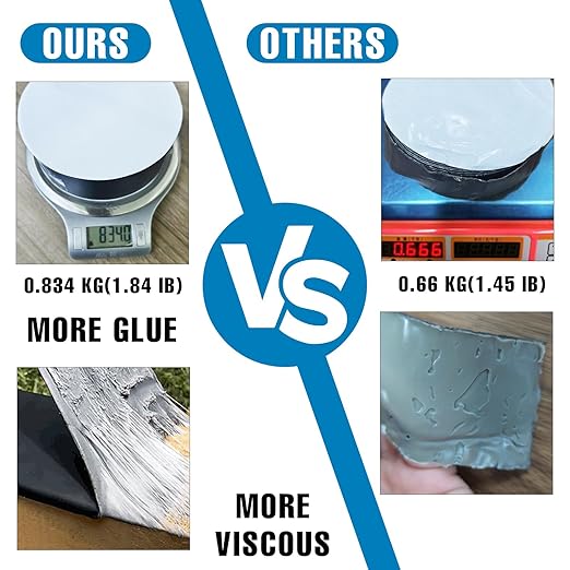 Joist Tape for Decking 2'' X 50',4 Rolls Weatherproof Butyl Tape for Decking,Butyl Sealant Tape,Deck Flashing Tape, Ideal for Wood Decks Beams Roof, Outdoor Construction Use