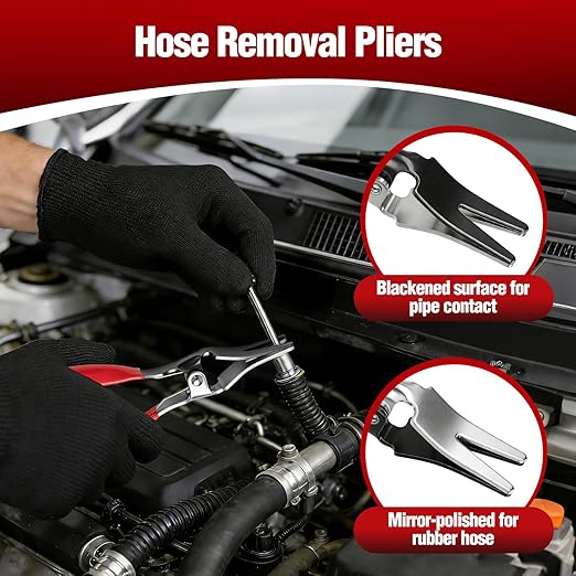 9 PCS Electrical Disconnect Pliers for Cars, Electrical Connector Removal Tool and Connector Removal Tools, Relay Puller & Hose Removal Pliers,Panel Clip Remover & Filter Caliper