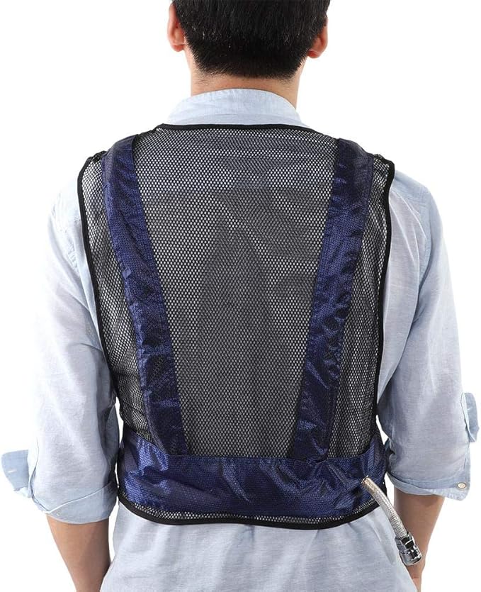 Yosoo Air Conditioner Waistcoat Welding Steel Air Compressed Cooling Vest Vortex Tube Air Conditioner Waistcoat