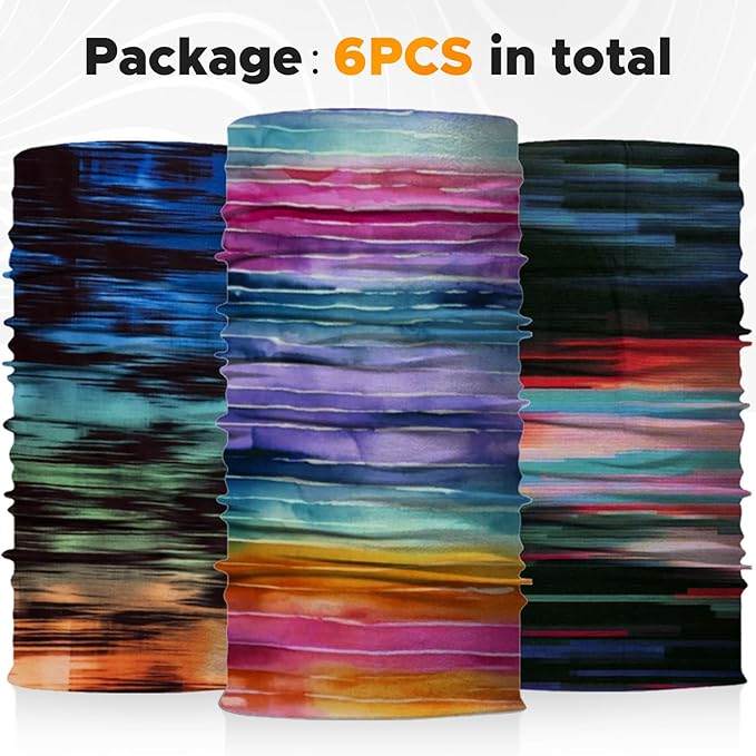 JOEYOUNG Headwear, Bandana, Neck Gaiter Head Wrap Headband Balaclava Magic Scarf