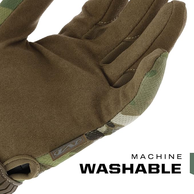 Mechanix Wear: The Original MultiCam Tactical Work Gloves with Secure Fit, Flexible Grip for Multi-purpose Use, Durable Touchscreen Safety Gloves for Men (XX-Large, MultiCam)