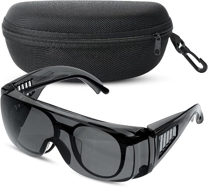 UNCO- Safety Goggles Over Glasses, Protective Goggles, Anti Fog, Work, Safety Glasses Over