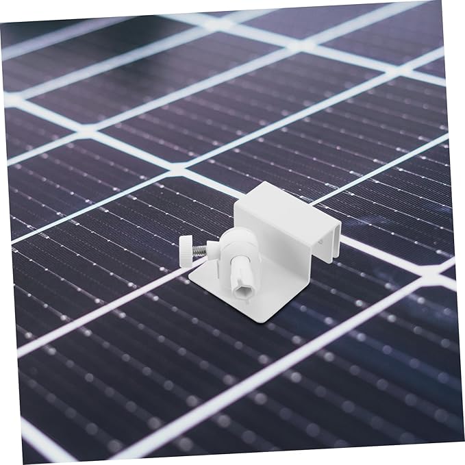 Adjustable Aluminum Solar Panel Mounting Brackets for Rvs Campers and Boats Gutter Compatible Sturdy and Versatile Solar Panel Installation Hardware
