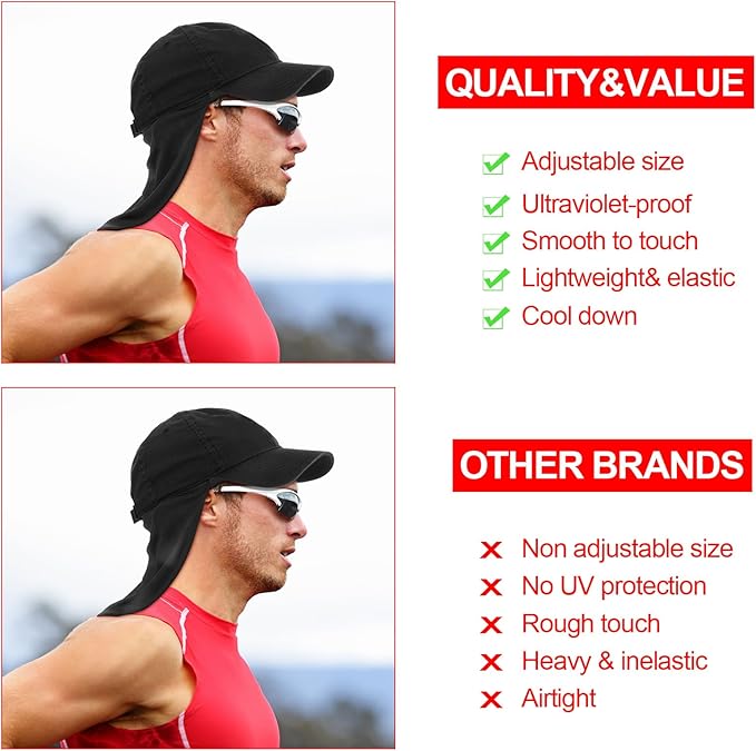 Tatuo Neck Drape UV Sun Protection Gaiter Adjustable Unisex Multifunctional 2 in 1 Face Covering for Outdoor Sports Fishing