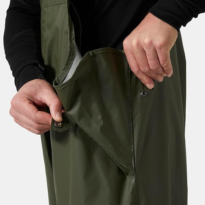 Helly Hansen Workwear Gale Waterproof Mens Bib Overalls Made from Heavy-Duty Protective Polyester/Polyurethane for Mobility
