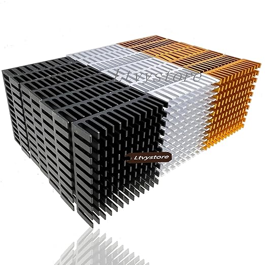 21PCS 40mm *40mm *11mm Heatsink Cooling Fin Radiator Cooler Heat Sink for Cooling TEC1-12706 Thermoelectric Peltier Cooler