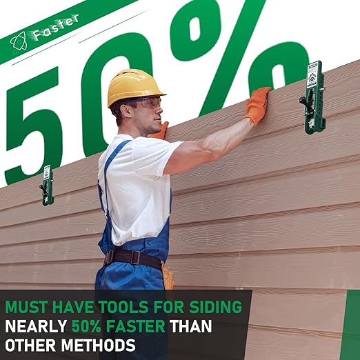 Siding Installation Kit, Adjustable Gauges for 3/8" Wood & LP Siding, Durable Polycarbonate, 2-Pack