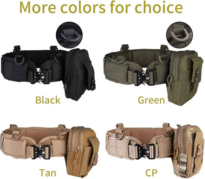 Tactical Battle Belt Set, Molle, Shooting, War Belt