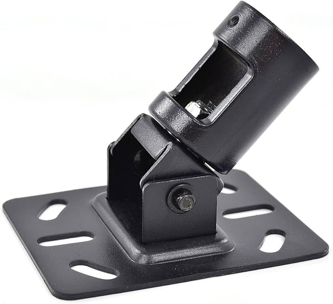 InstallerParts Adjustable Slanted Ceiling Plate for 1.5" NPT Pipe Ceiling Mount – Compatible with All InstallerParts 1.5" NPT TV Mounts