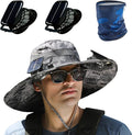 Solar Powered Fan Hat for Men,Hat with Fans Solar Power Outdoor Fishing with 2 Solars Fans