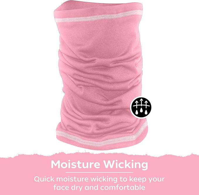 UPF 50+ Neck Gaiter – UV Sun Protection Face Mask, Balaclava, Headband & Scarf – Cooling, Breathable Fabric
