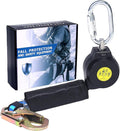 6FT Self Retracting Lifeline Fall Protection Retractable Lanyard, Fall Arrest Safety Yoyo for Construction Industrial - OSHA/ANSI Compliant (Small Hook)