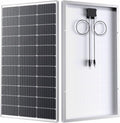 12V 100W Solar Panel,100 Watt Solar Panel with High-Output Design,High Efficiency Monocrystalline PV Module,RV Essentials,Ideal for 12V System,RV, Van,Rooftop,Off-Grid Cabin,Emergency Backup