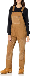 Dickies Women's Relaxed Fit Waxed Canvas Bib Overalls