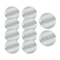 10-Pack Round Electrical Box Cover, 4 Inch Metal Junction Box Covers with 1/2 Inch Knockout, Flat Outlet Box Cover for 4 inch Round Box and Octagonal Box