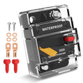 300 Amp Circuit Breaker with Manual Reset, Waterproof DC 12V-48V Breaker for Heavy-Duty Winch, Inverter, Truck, Boat, 300A 12V Circuit Breaker Battery Disconnect Switch