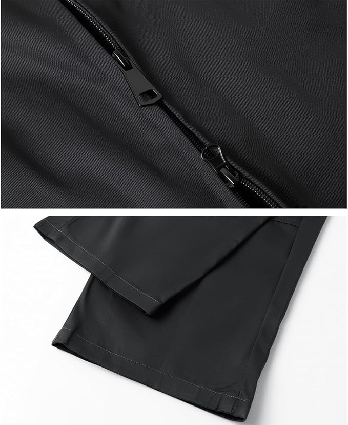 Men's Coveralls Mechanic Work Jumpsuit Multi Pockets Overalls Long Sleeve Workwear Coverall
