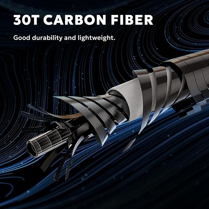 Tenkara Rod,Telescopic Fly Fishing Rod 30T Carbon Fiber with Rod Carrying Case