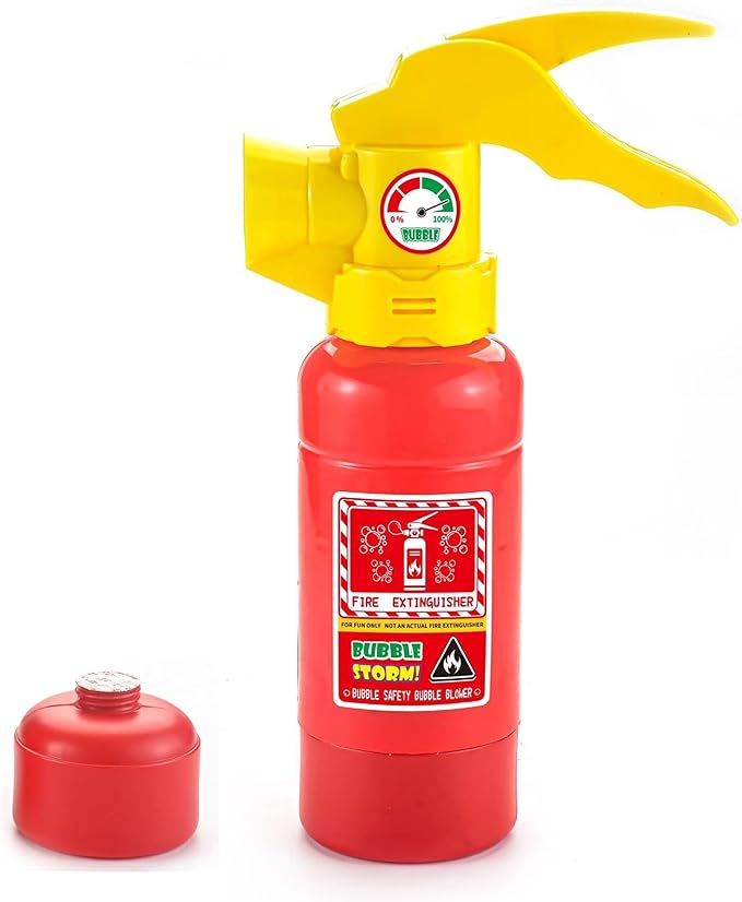 Automatic Bubble Maker fire Extinguisher,Bubble Blower Machine with Solution(220 ml) for Kids,Indoor and Outdoor Toys,Summer Backyard Toys for Baby Gift
