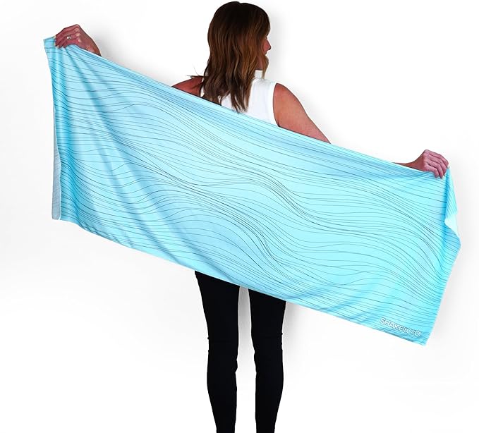 SHAKEitCOOL Large Cooling Shawl - Instant Heat Relief for Outdoor Events