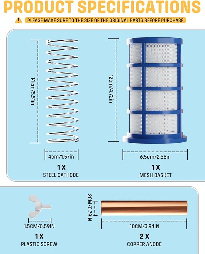 Solar Pool Cleaner, Floating Water Cleaner and Purifier, Copper for Pool 35,000 Gallons, Large Solar Panel & 2 Sets of Fittings, Floating Water Cleaner for Above Ground Pool & Inground Pool
