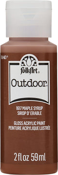 FolkArt Outdoor Acrylic Paint, Maple Syrup, 2 Ounces