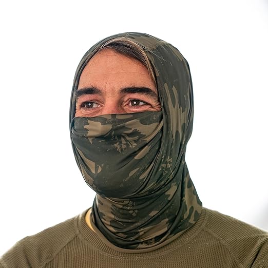 Carhartt Force UPF Lightweight Neck Gaiter, Tree Camo-Burnt Olive, One Size