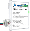AG3000 HVAC Surge Protector 120/240V, House Surge Protectors, AC Surge Protector, Whole House Surge Protective Device for Mini Split, TPMOV Technology, Watertight Enclosure, 5 Year Warranty