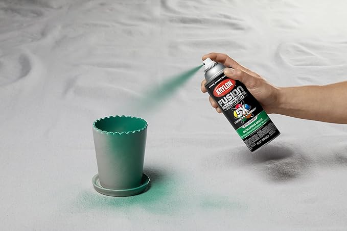 Krylon Fusion All-In-One Adhesive Spray Paint for Indoor/Outdoor Use, 12 oz, Spring Grass