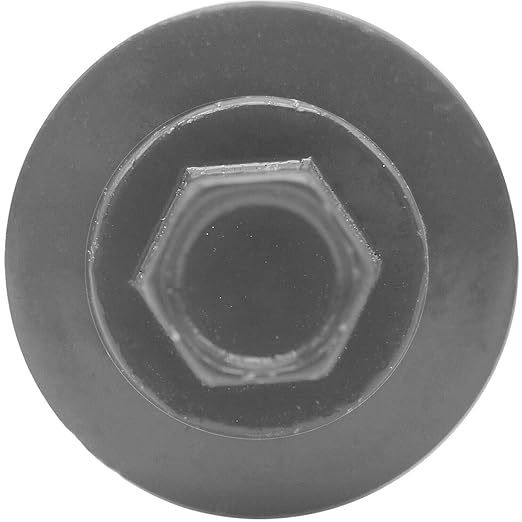 Jake Sales Metal ROOFING SCREWS: 250 (12 x 2") CHARCOAL Hex ReGrip Sheet Metal Roof Screw. Sharp Point, 5/8" EPDM Washer