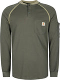 BOCOMAL FR Shirts 5.5oz Light Weight Henley and Short Sleeve Flame Resistant/Fire Retardant Clothing Shirt