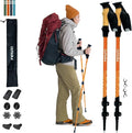 Outsura Carbon Fiber Hiking Stick 2 Pack – Professional Grade, Collapsible Trekking & Walking Sticks for Hiking