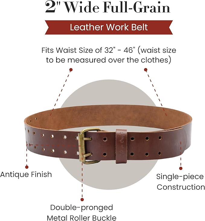 Style n Craft Work Belt, Durable and Rugged Belt