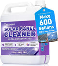 Teexpert Solar Panel Cleaner (1Gallon Makes 600 Gallons), Ultra Concentrated Glass & Solar Panel Cleaning, Pro Quick Dry Streak-Free Remove Dirt, Dust, Droppings, Fingerprints, Oils & Water Spots