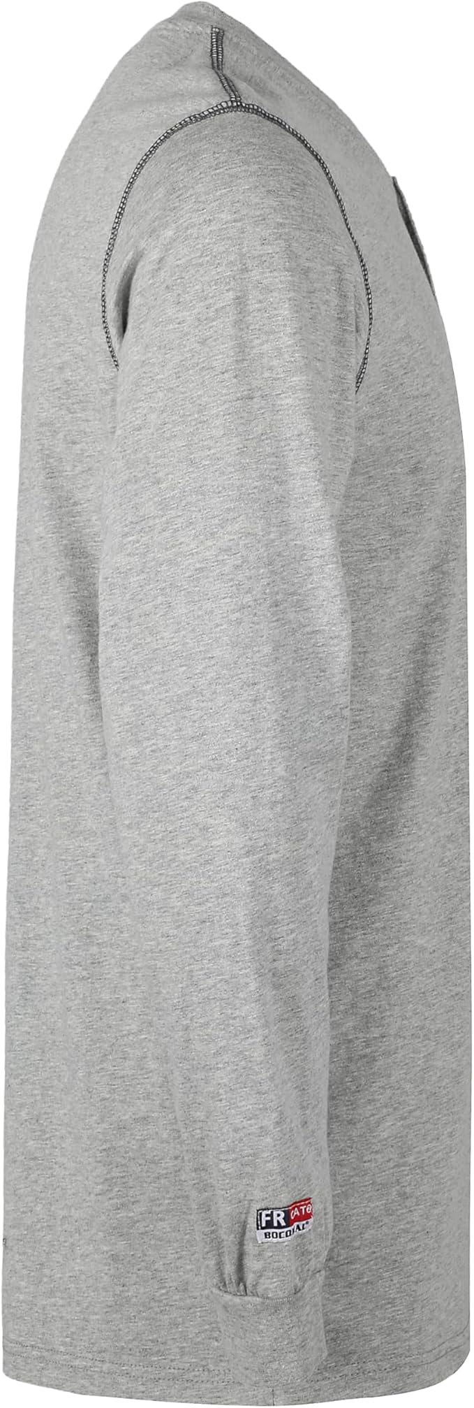 BOCOMAL FR Shirts for Men 5.5oz Lightweight Long Sleeve Work Henley Fire Resistant Shirt CAT2