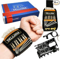 Heavy Duty Magnetic Wristband Gift Set – Includes 18-in-1 Multitool Card, Safety Door Opener & Camping Sharp Card – Cool Gadgets for Men, Handymen, Husbands, and Dads – Ideal Father’s Birthday Gift