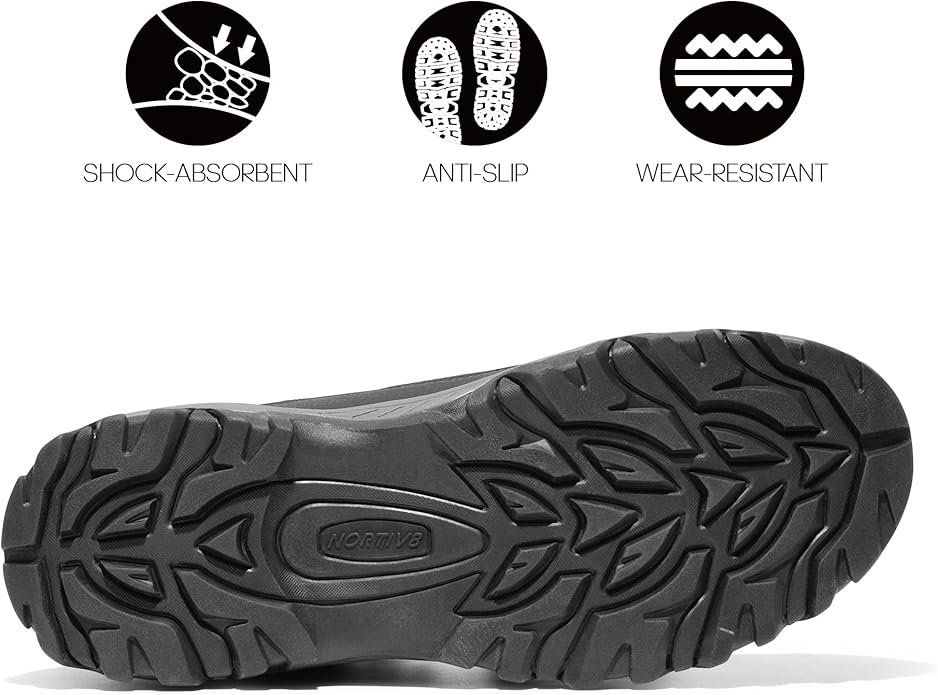 NORTIV 8 Waterproof Steel Toe Boots for Men Slip Resistant Safety Industrial Boots Paladin-Steel