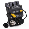 E9 150A Amp Circuit Breaker Double 3/8" Studs with Manual Reset 12V - 48V DC | Waterproof IP67 150A Switchable