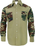 Just In Trend │Flame Resistant FR Shirt - 88/12 - Western Style - Two Tone
