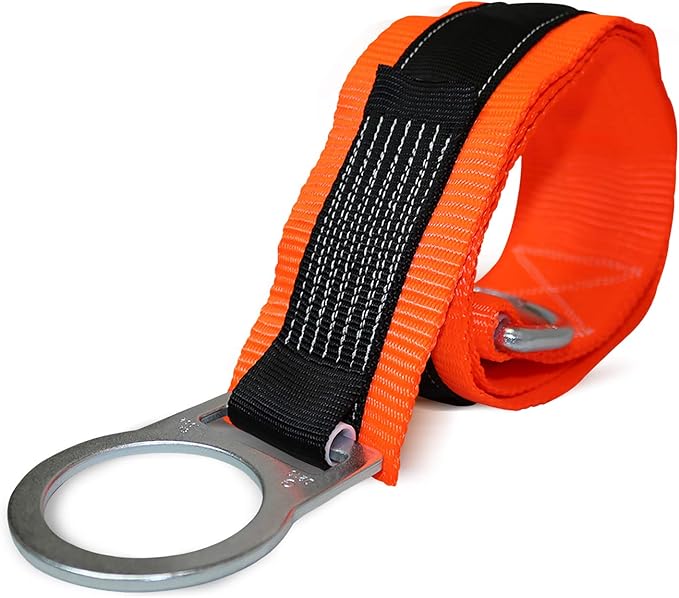 AFP 6’ Cross Arm Strap Premium Heavy-Duty Pass-Through Double Steel Ring OSHA/ANSI