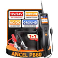 ANCEL PB60 Automotive Circuit Tester, Power Circuit Probe Tool, 12-24V Electrical Short Open Breaker Circuit Finder, AC/DC Current Resistance, Digital Volt Ohm Meter, Activate Component, for 99% Car