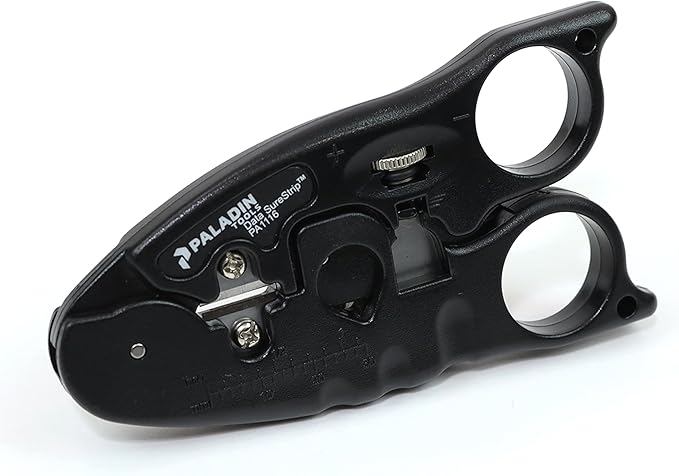 Paladin Tools PA1116 Network Cable Cutter and Wire Stripper Tool | POE Ethernet CAT3 CAT5 CAT5E CAT6 (Professional Grade)
