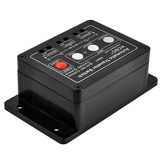 Automatic Transfer Switch, AC120V 30Amp, ATS Auto Transfer Switch, HCDC HD067/120V30A