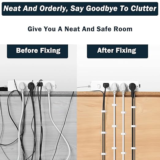 300 Pcs 8mm Cable Clips Nail in Cable Clips Flat Ethernet Cable Wall Clips Cable Tacks Coax Cable Clip Speaker Wire Clips Cable Nails for Cords Cat5/Cat5e/Cat6/Cat7 RJ45 Cord Clips