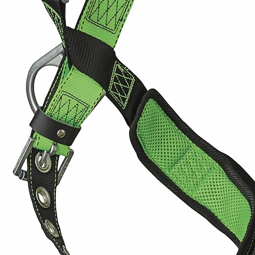 PeakWorks PeakPro Series Safety Harness - Full Body Safety Harness - CSA & ANSI Compliant Fall Protection - 310 lbs Capacity - Universal Size (Multiple Classes & Leg Buckle Types)