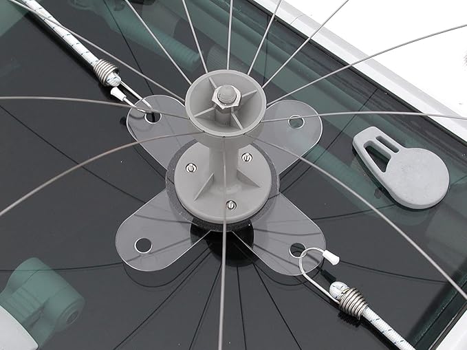Bird Barrier Boat Base for Daddi Long Legs Bird Deterrents Flexible and Easy to Remove Mount for Boats and Marinas Attaches Easily to Any Surface by Bungee Cord/Rope - Daddi Long Legs Sold Separately