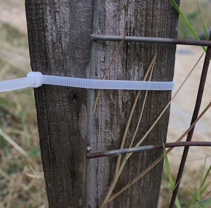 zip ties 18 inch for outdoor use Large cable ties white 100 pcs strong long nylon ties industrial plastic tie wraps